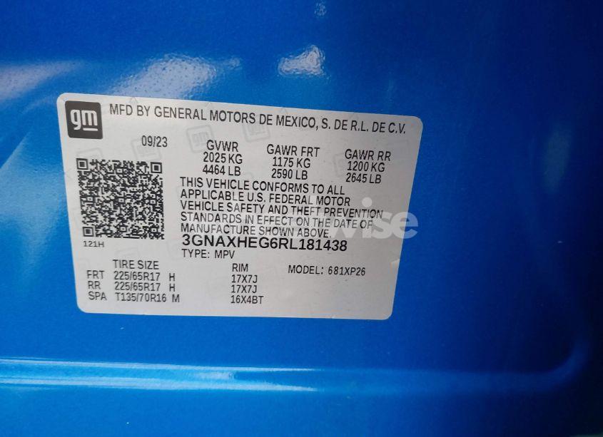 Photo 9 of 2024 Chevrolet Equinox FWD LS (VIN 3GNAXHEG6RL181438)