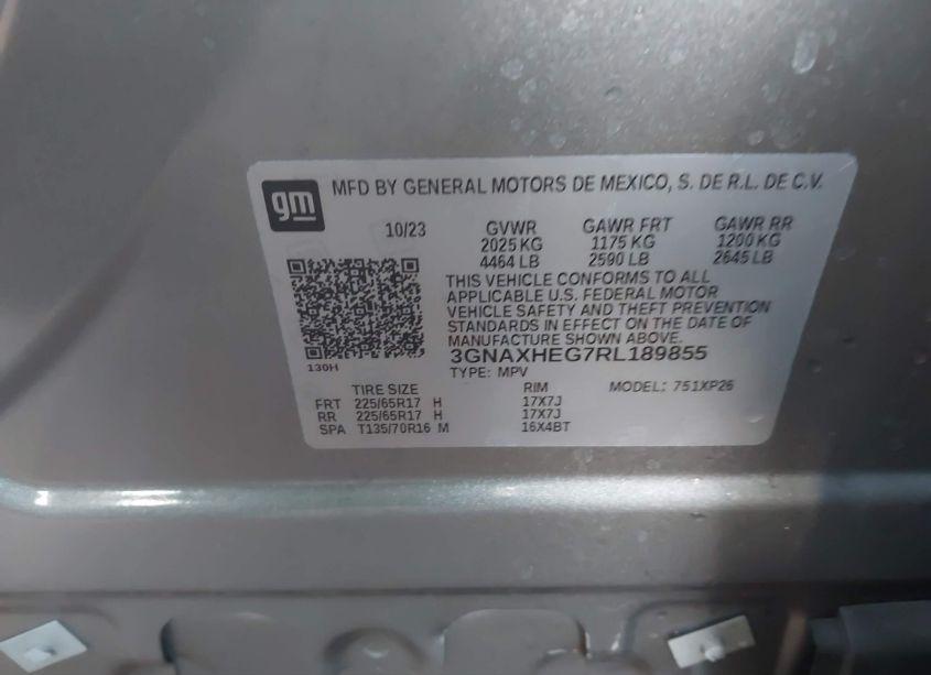 Photo 9 of 2024 Chevrolet Equinox FWD LS (VIN 3GNAXHEG7RL189855)