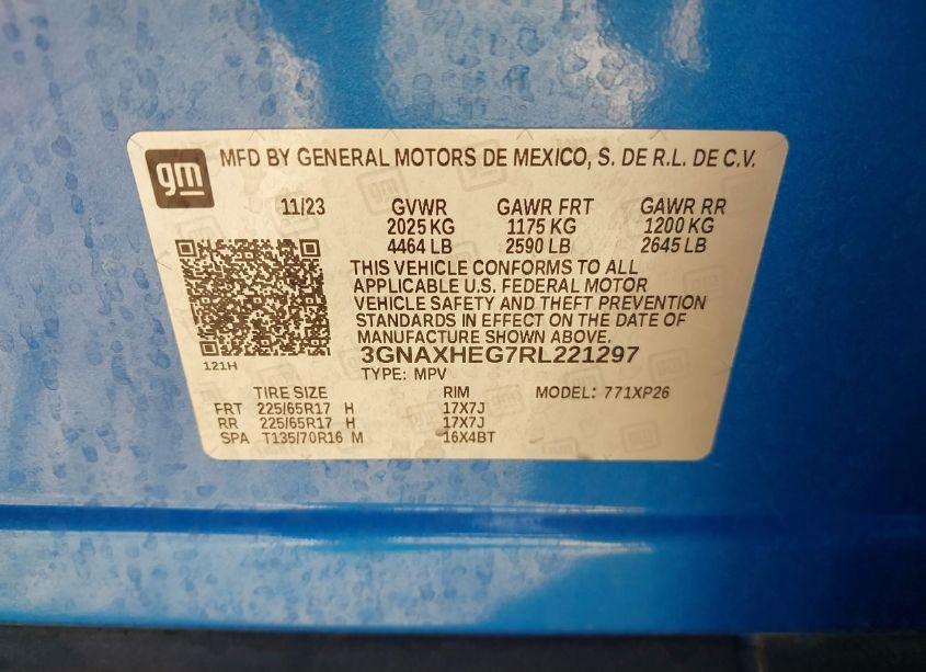 Photo 9 of 2024 Chevrolet Equinox FWD LS (VIN 3GNAXHEG7RL221297)