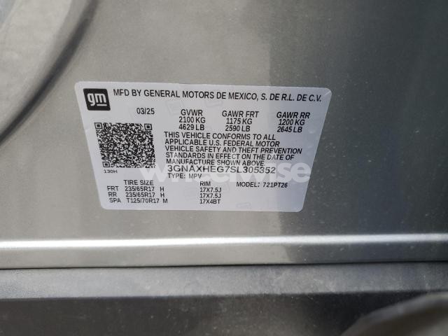 Photo 9 of 2025 CHEVROLET EQUINOX LT (VIN 3GNAXHEG7SL305352)