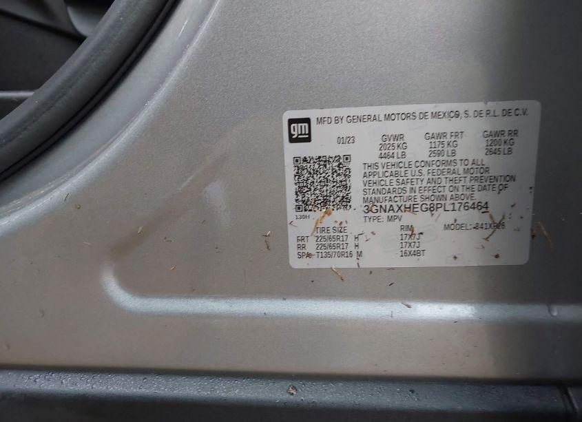 Photo 9 of 2023 Chevrolet Equinox FWD LS (VIN 3GNAXHEG8PL176464)