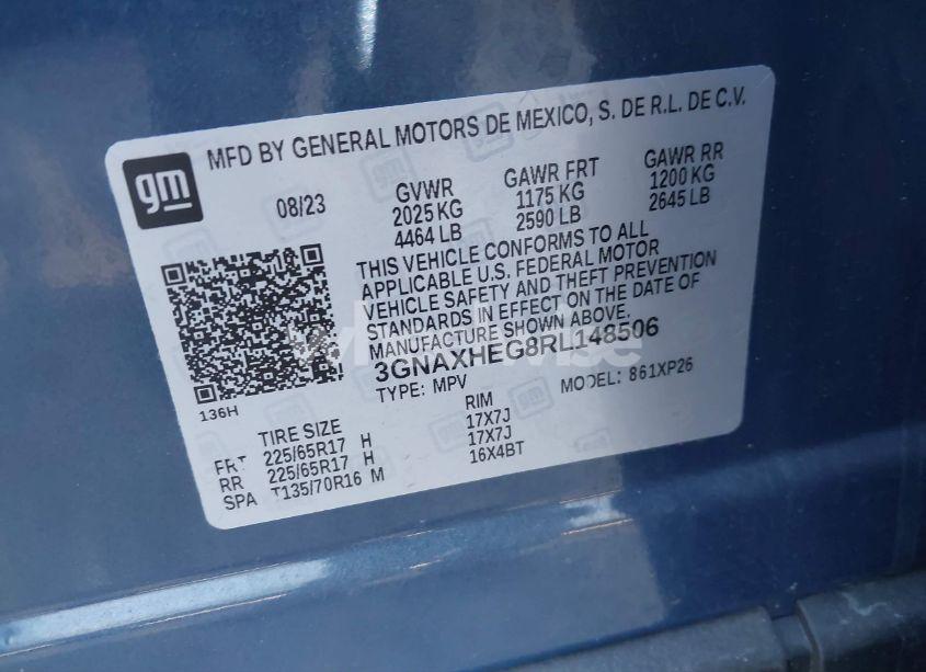 Photo 9 of 2024 Chevrolet Equinox FWD LS (VIN 3GNAXHEG8RL148506)