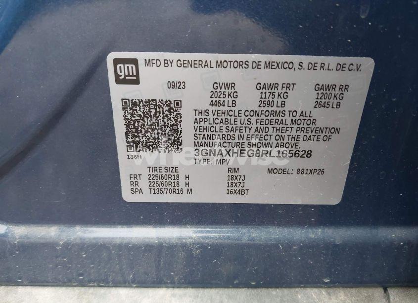 Photo 9 of 2024 Chevrolet Equinox FWD LS (VIN 3GNAXHEG8RL165628)