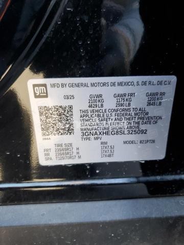 Photo 13 of 2025 CHEVROLET EQUINOX LT (VIN 3GNAXHEG8SL325092)