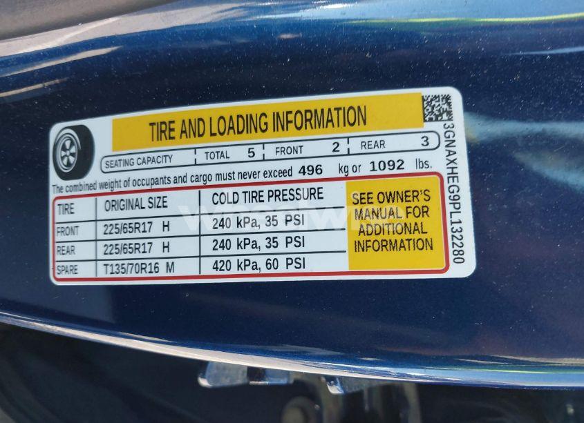 Photo 9 of 2023 Chevrolet Equinox FWD LS (VIN 3GNAXHEG9PL132280)