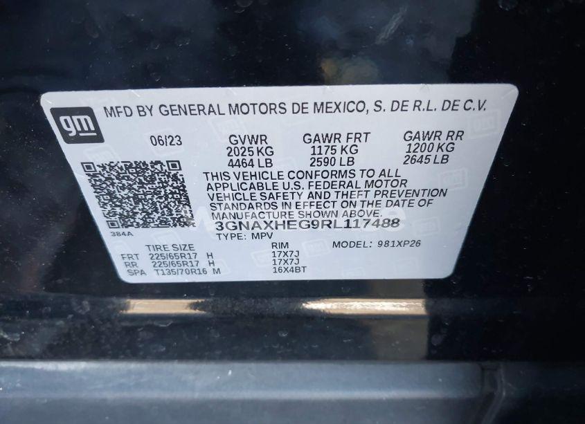 Photo 9 of 2024 Chevrolet Equinox FWD LS (VIN 3GNAXHEG9RL117488)