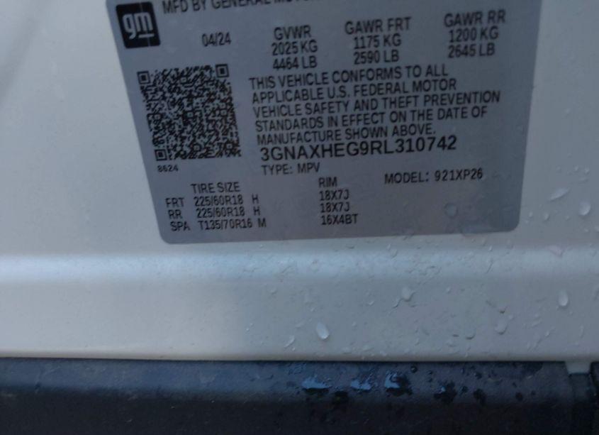 Photo 9 of 2024 Chevrolet Equinox FWD LS (VIN 3GNAXHEG9RL310742)