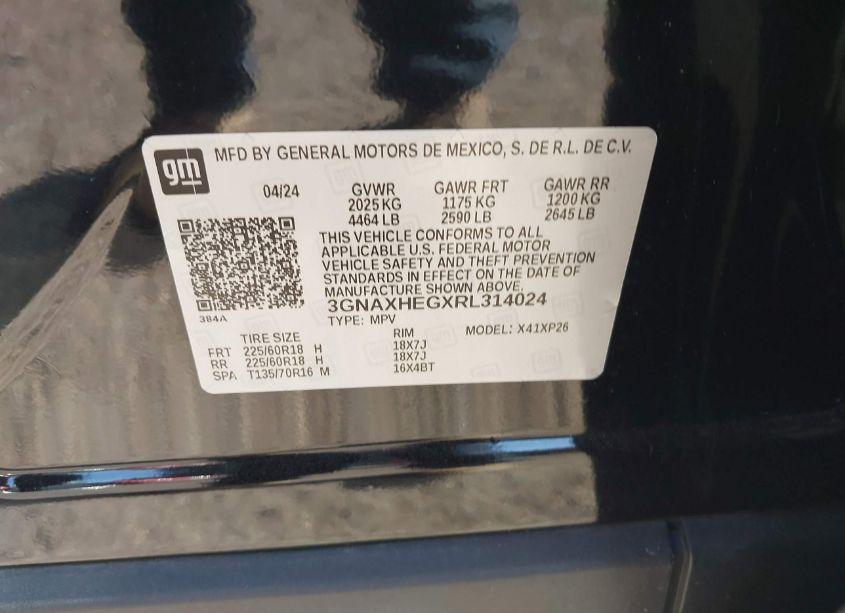 Photo 9 of 2024 Chevrolet Equinox FWD LS (VIN 3GNAXHEGXRL314024)