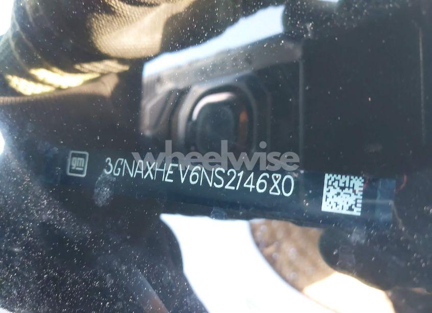 Photo 9 of 2022 Chevrolet Equinox FWD LS (VIN 3GNAXHEV6NS214680)