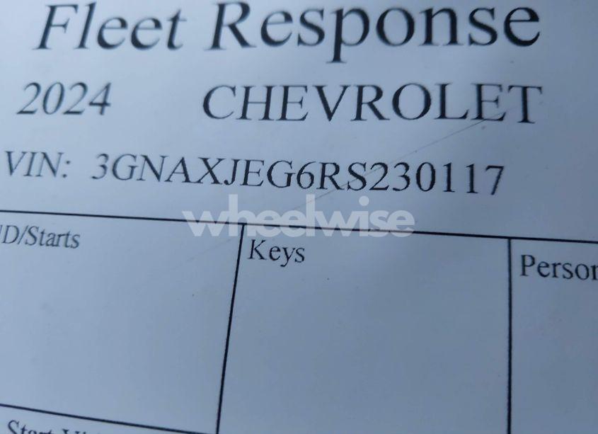 Photo 9 of 2024 Chevrolet Equinox FWD 2FL (VIN 3GNAXJEG6RS230117)