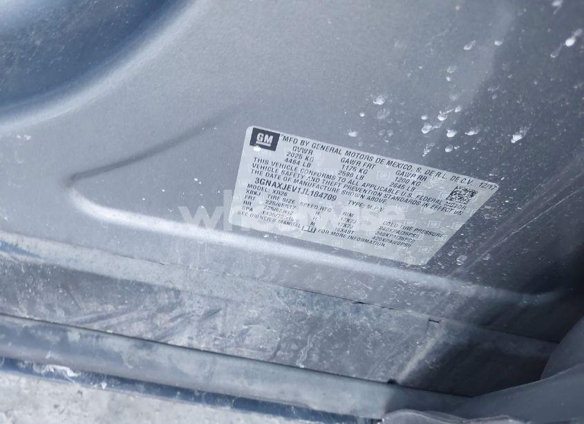 Photo 9 of 2018 Chevrolet Equinox LT (VIN 3GNAXJEV1JL184709)