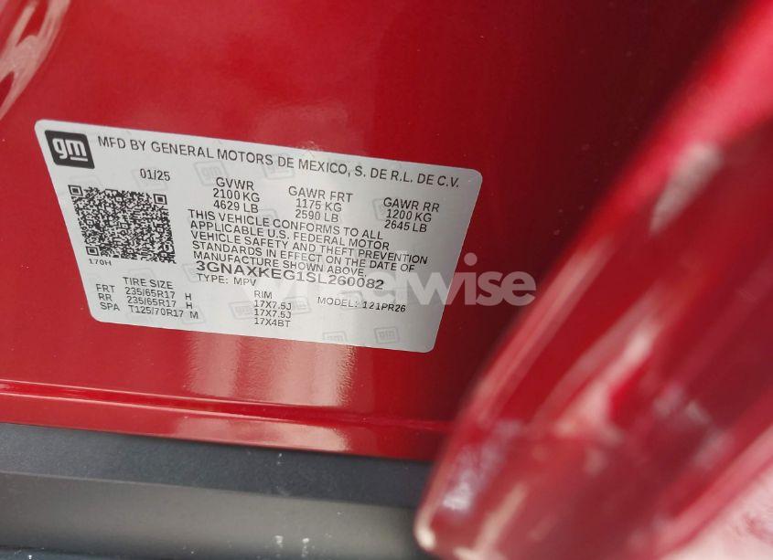 Photo 15 of 2025 Chevrolet Equinox FWD ACTIV (VIN 3GNAXKEG1SL260082)