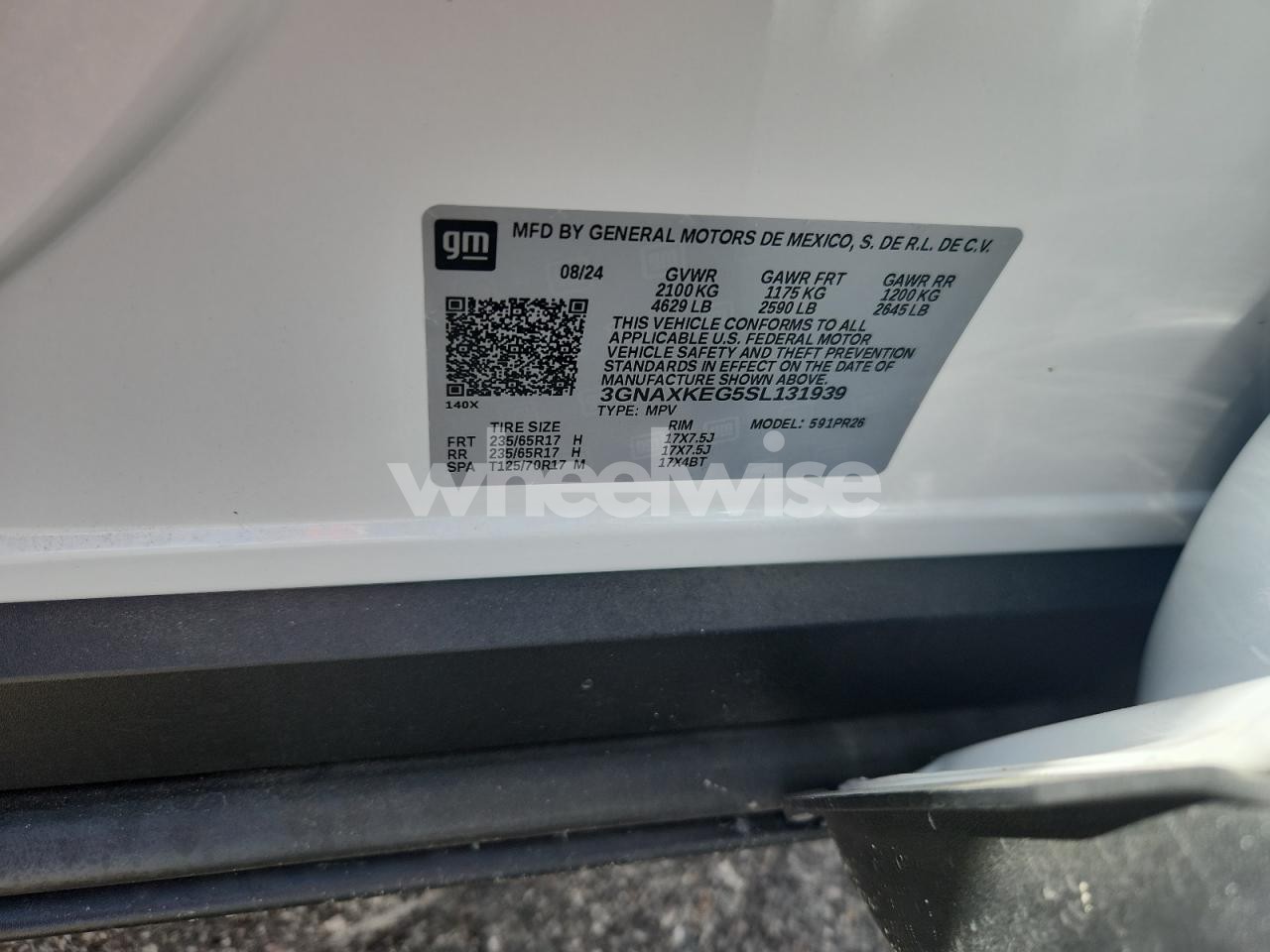 Photo 13 of 2025 CHEVROLET EQUINOX ACTIV (VIN 3GNAXKEG5SL131939)