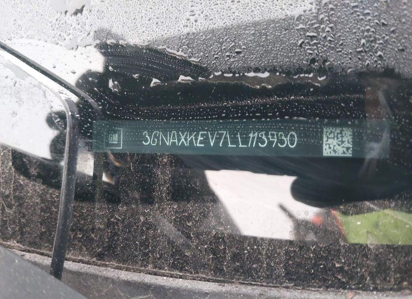 Photo 9 of 2020 Chevrolet Equinox FWD LT 1.5L TURBO (VIN 3GNAXKEV7LL113930)