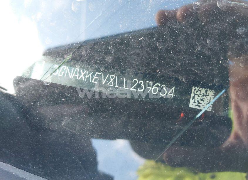 Photo 9 of 2020 Chevrolet Equinox FWD LT 1.5L TURBO (VIN 3GNAXKEV8LL239634)