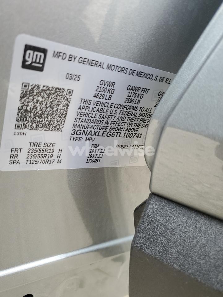 Photo 14 of 2026 CHEVROLET EQUINOX RS (VIN 3GNAXLEG6TL100741)