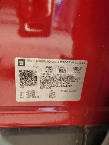 Photo 7 of 2020 CHEVROLET EQUINOX LT (VIN 3GNAXLEX6LS511787)