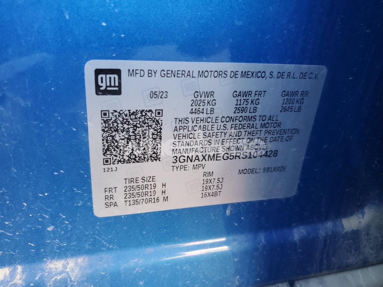 Photo 13 of 2024 CHEVROLET EQUINOX RS (VIN 3GNAXMEG5RS104428)