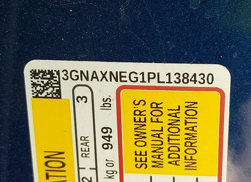 Photo 9 of 2023 Chevrolet Equinox FWD PREMIER (VIN 3GNAXNEG1PL138430)