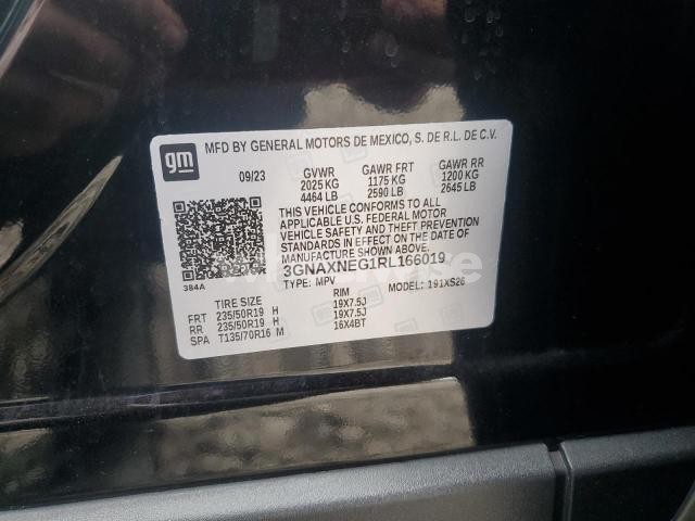 Photo 13 of 2024 CHEVROLET EQUINOX PREMIER (VIN 3GNAXNEG1RL166019)