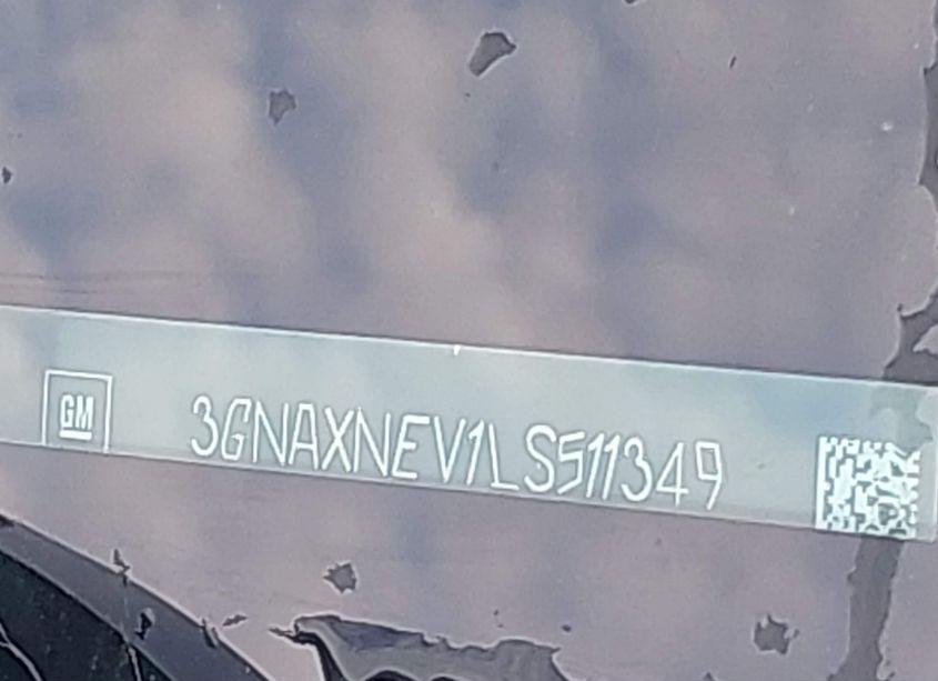 Photo 9 of 2020 Chevrolet Equinox FWD PREMIER 1.5L TURBO (VIN 3GNAXNEV1LS511349)