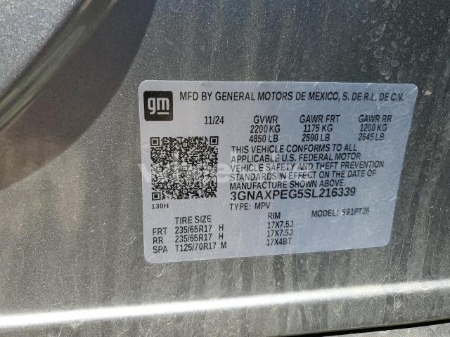 Photo 12 of 2025 CHEVROLET EQUINOX LT (VIN 3GNAXPEG5SL216339)