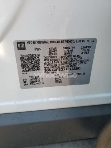 Photo 3 of 2026 CHEVROLET EQUINOX LT (VIN 3GNAXPEGXTL125861)