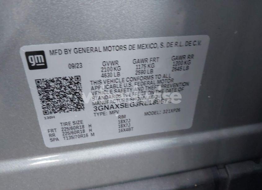 Photo 9 of 2024 Chevrolet Equinox AWD LS (VIN 3GNAXSEG3RL189672)