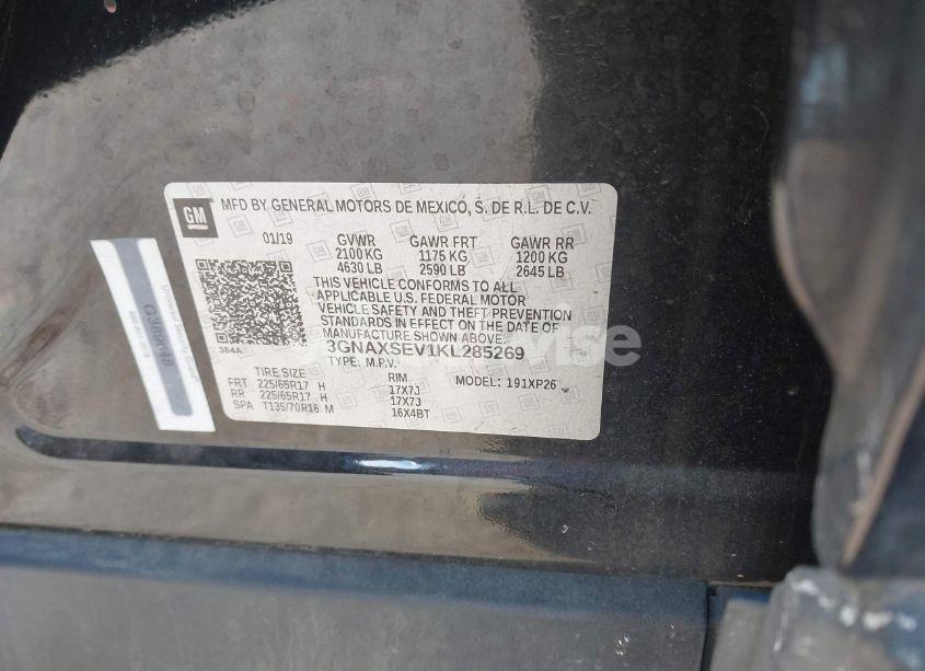 Photo 9 of 2019 Chevrolet Equinox LS (VIN 3GNAXSEV1KL285269)