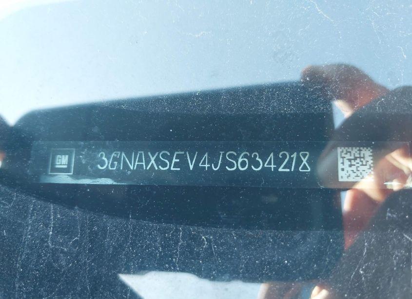 Photo 9 of 2018 Chevrolet Equinox LT (VIN 3GNAXSEV4JS634218)