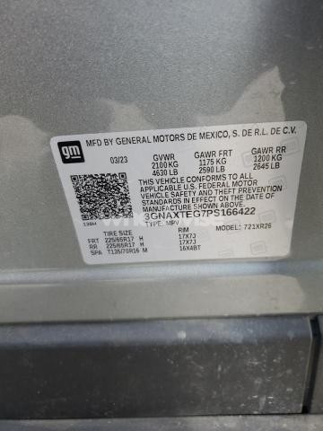 Photo 2 of 2023 CHEVROLET EQUINOX LT (VIN 3GNAXTEG7PS166422)