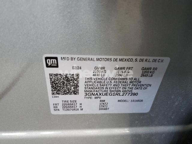 Photo 10 of 2024 CHEVROLET EQUINOX LT (VIN 3GNAXUEG1RL277390)