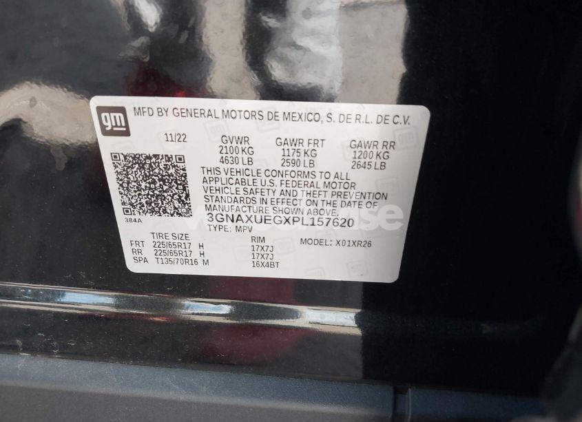 Photo 9 of 2023 Chevrolet Equinox AWD LT (VIN 3GNAXUEGXPL157620)