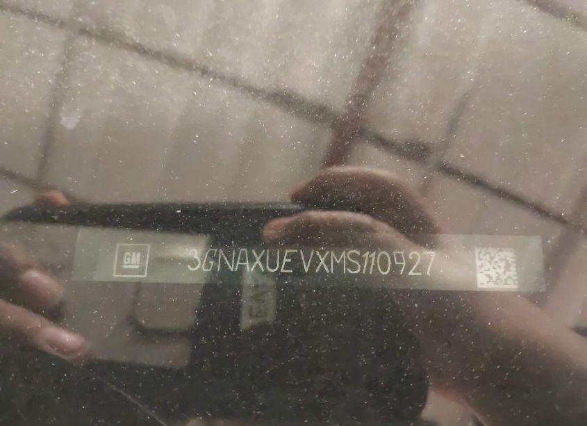 Photo 9 of 2021 Chevrolet Equinox AWD LT (VIN 3GNAXUEVXMS110927)