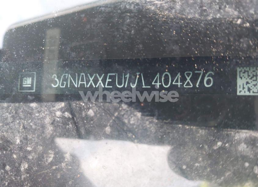 Photo 9 of 2018 Chevrolet Equinox PREMIER (VIN 3GNAXXEU1JL404876)