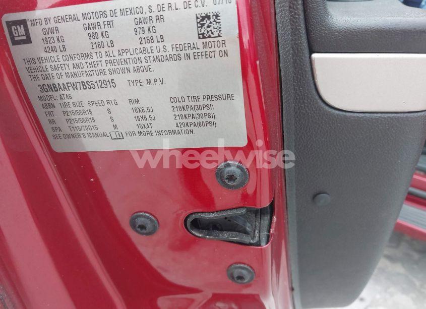 Photo 9 of 2011 Chevrolet Hhr LS (VIN 3GNBAAFW7BS512915)