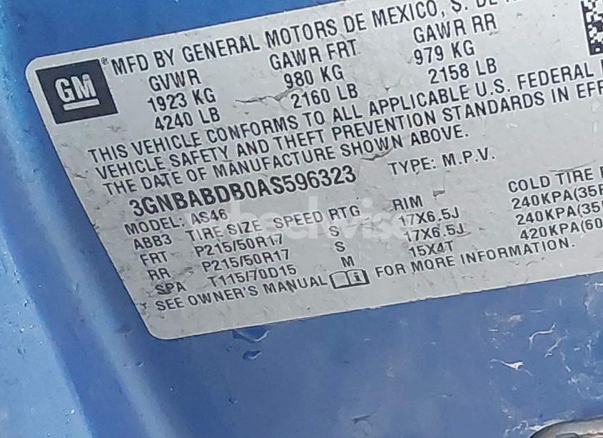 Photo 9 of 2010 Chevrolet Hhr LT (VIN 3GNBABDB0AS596323)