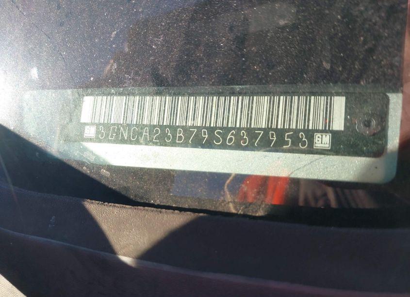 Photo 9 of 2009 Chevrolet Hhr LT (VIN 3GNCA23B79S637953)