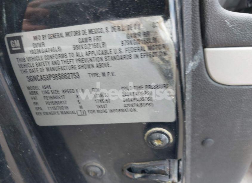 Photo 9 of 2008 Chevrolet Hhr LT (VIN 3GNCA53P98S662753)