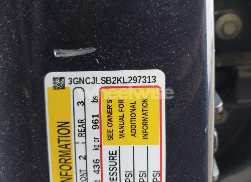 Photo 9 of 2019 Chevrolet Trax LT (VIN 3GNCJLSB2KL297313)