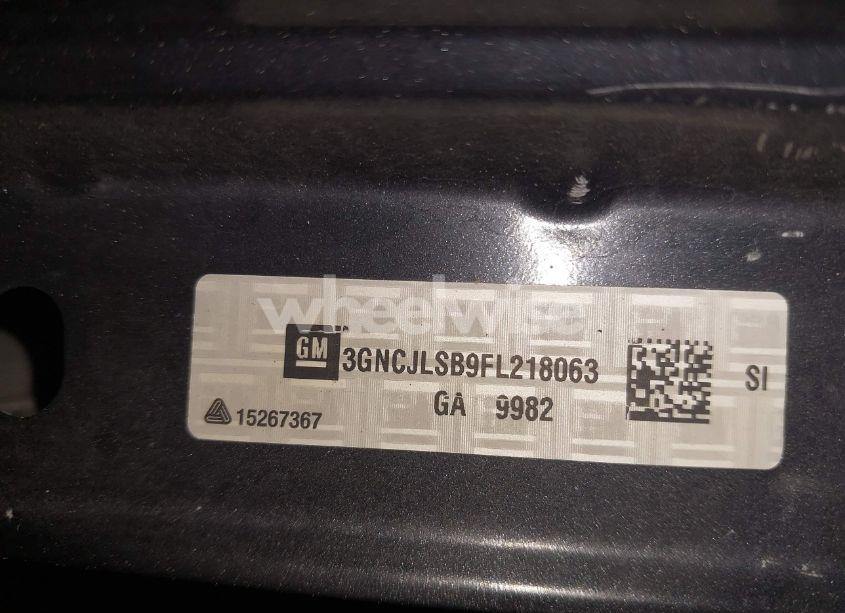 Photo 17 of 2015 Chevrolet Trax LT (VIN 3GNCJLSB9FL218063)