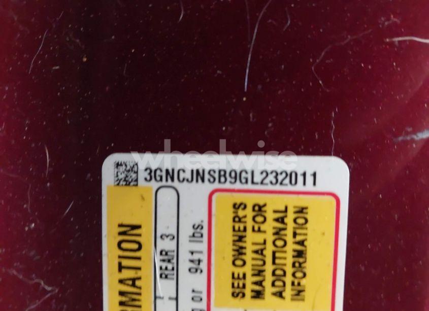 Photo 9 of 2016 Chevrolet Trax 1LS (VIN 3GNCJNSB9GL232011)