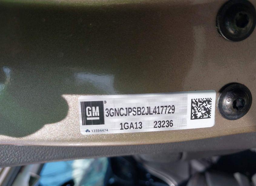 Photo 9 of 2018 Chevrolet Trax LT (VIN 3GNCJPSB2JL417729)