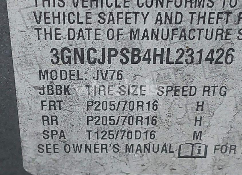 Photo 9 of 2017 Chevrolet Trax LT (VIN 3GNCJPSB4HL231426)