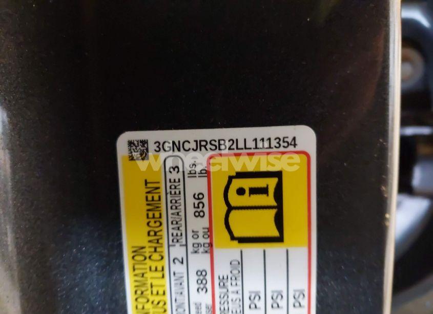 Photo 9 of 2020 Chevrolet Trax AWD PREMIER (VIN 3GNCJRSB2LL111354)