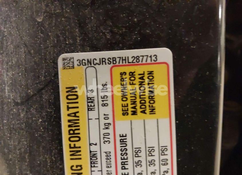 Photo 9 of 2017 Chevrolet Trax PREMIER (VIN 3GNCJRSB7HL287713)