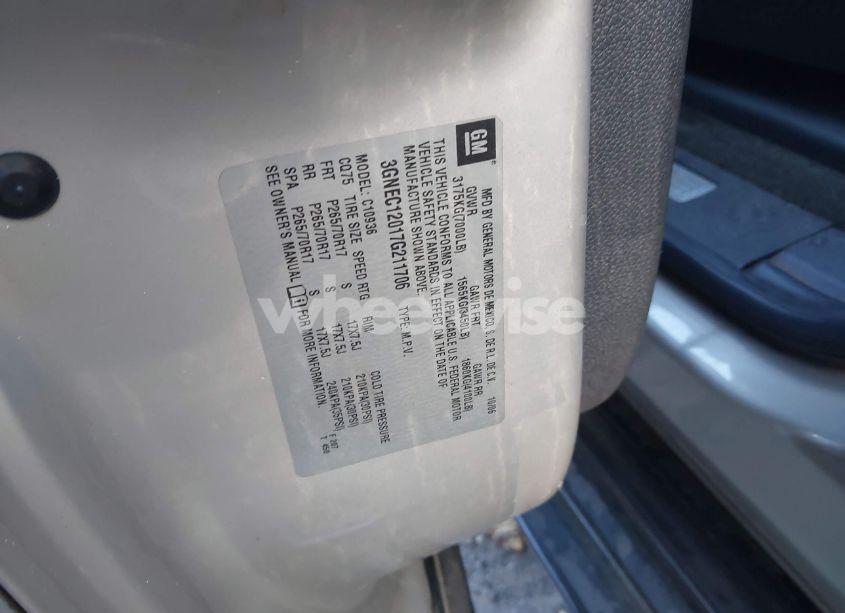 Photo 9 of 2007 Chevrolet Avalanche 1500 LT (VIN 3GNEC12017G211706)