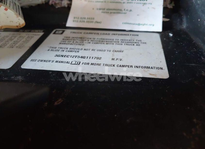 Photo 9 of 2004 Chevrolet Avalanche 1500 (VIN 3GNEC12T54G111792)