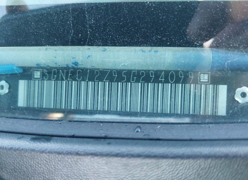 Photo 9 of 2005 Chevrolet Avalanche 1500 LS (VIN 3GNEC12Z95G294099)