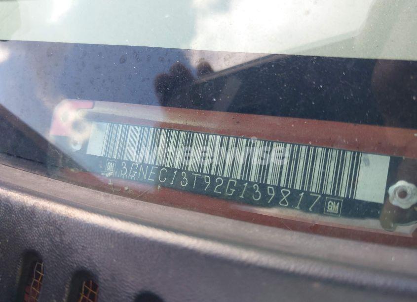 Photo 9 of 2002 Chevrolet Avalanche 1500 (VIN 3GNEC13T92G139817)